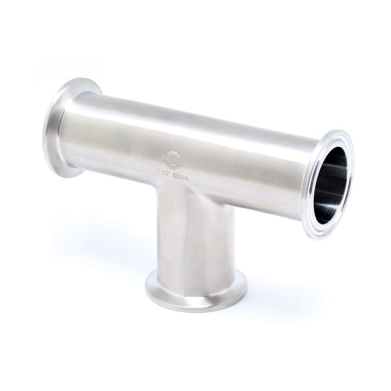 QiiMii Tri Clamp 1.5" Equal Tee Tri Clover Tee Fittings Stainless Steel SS304,38mm Pipe ODï¼ˆ1.5 Inchï¼‰ - Image 5